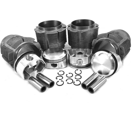 86mm Porsche 356C/912 JE Forged Piston & Cylinder Kit Biral : $1377.95