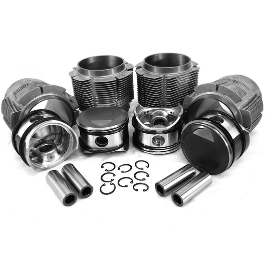 86mm Porsche 356C/912 Big Bore Piston & Aluminum Cylinder Kit : $760.95