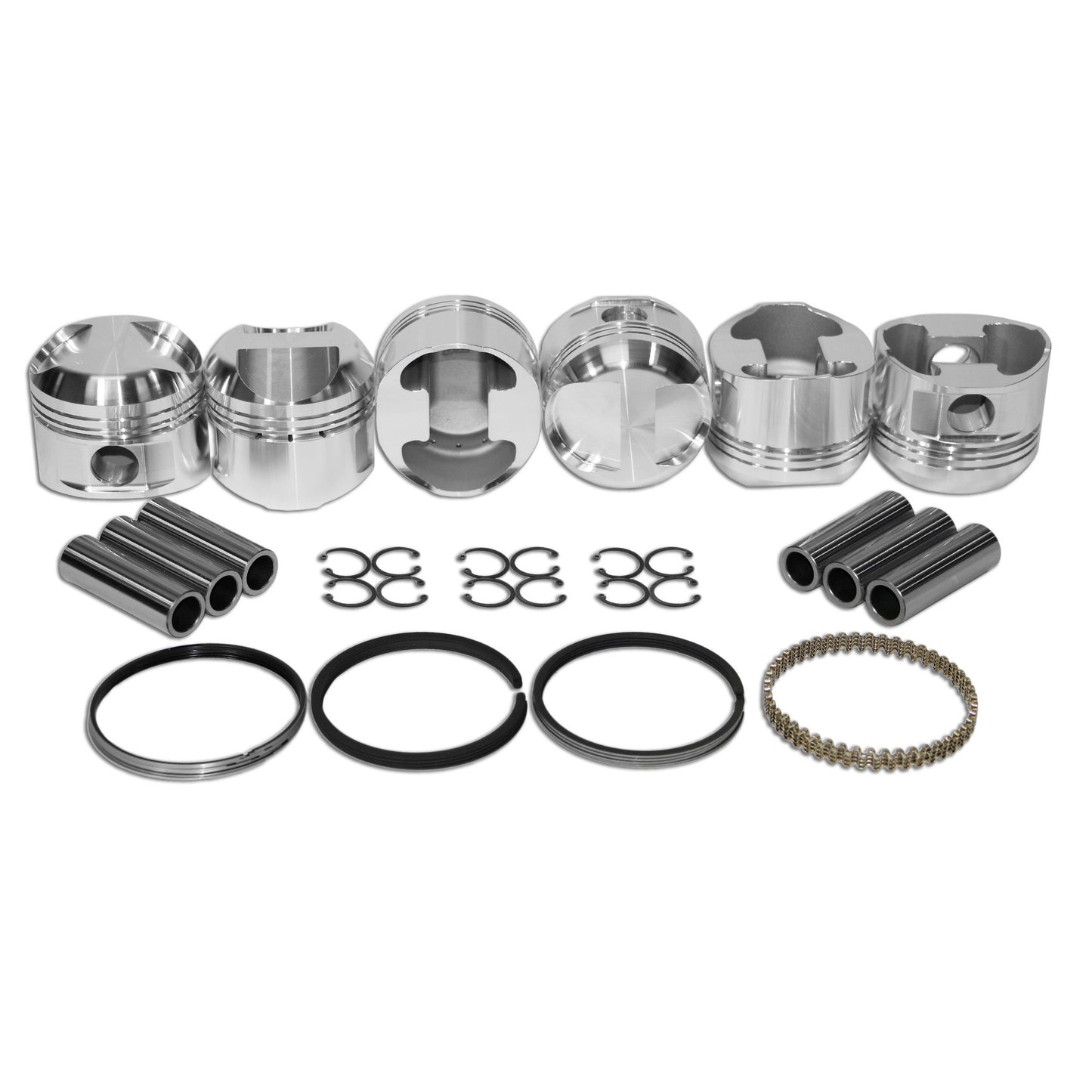 86mm HIGH COMP, Porsche 911 JE Piston Kit 2.2 & 2.4 : $1341.95