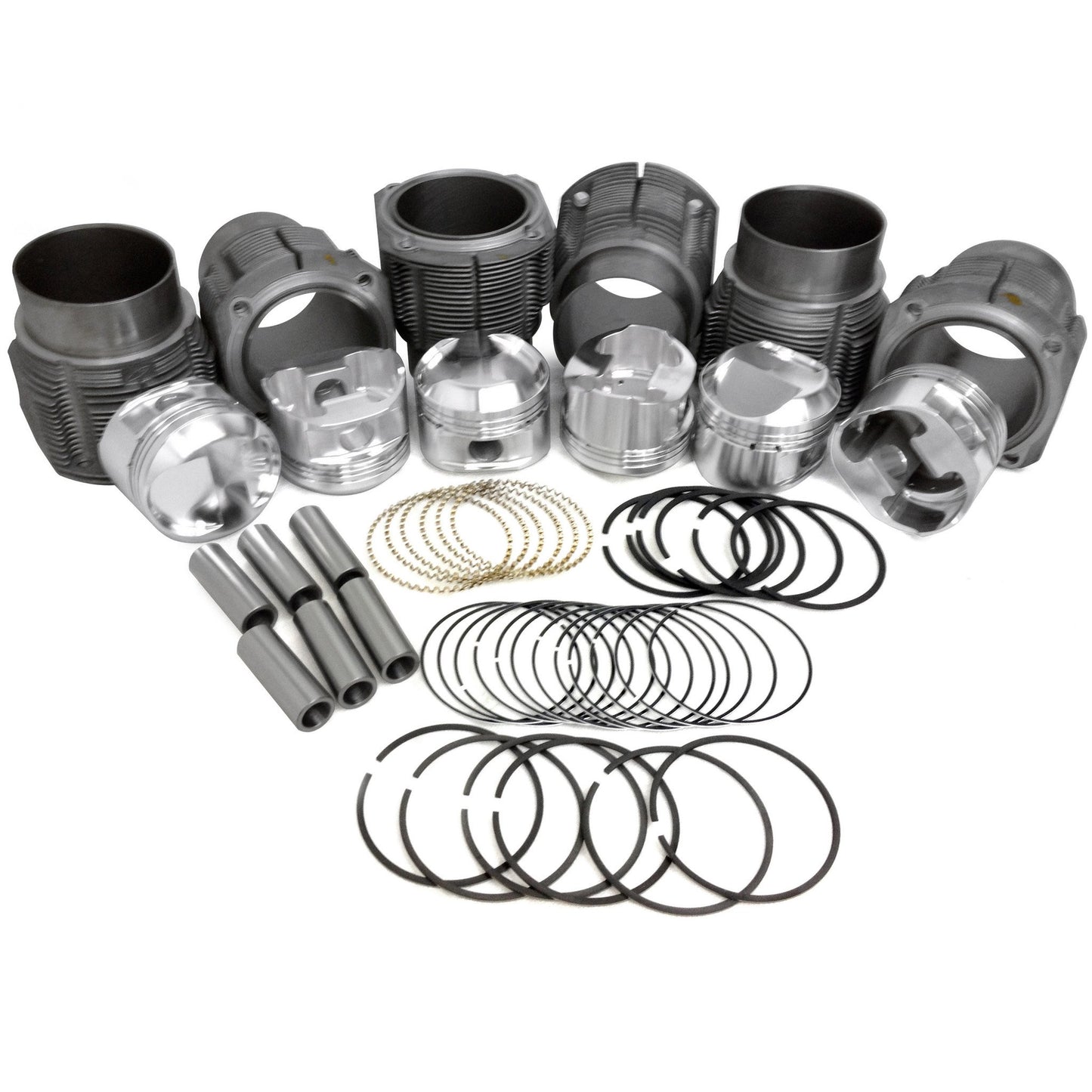 86mm HIGH COMP, Porsche 911 JE Piston & Cylinder Kit 2.2 & 2.4 : $1957.95