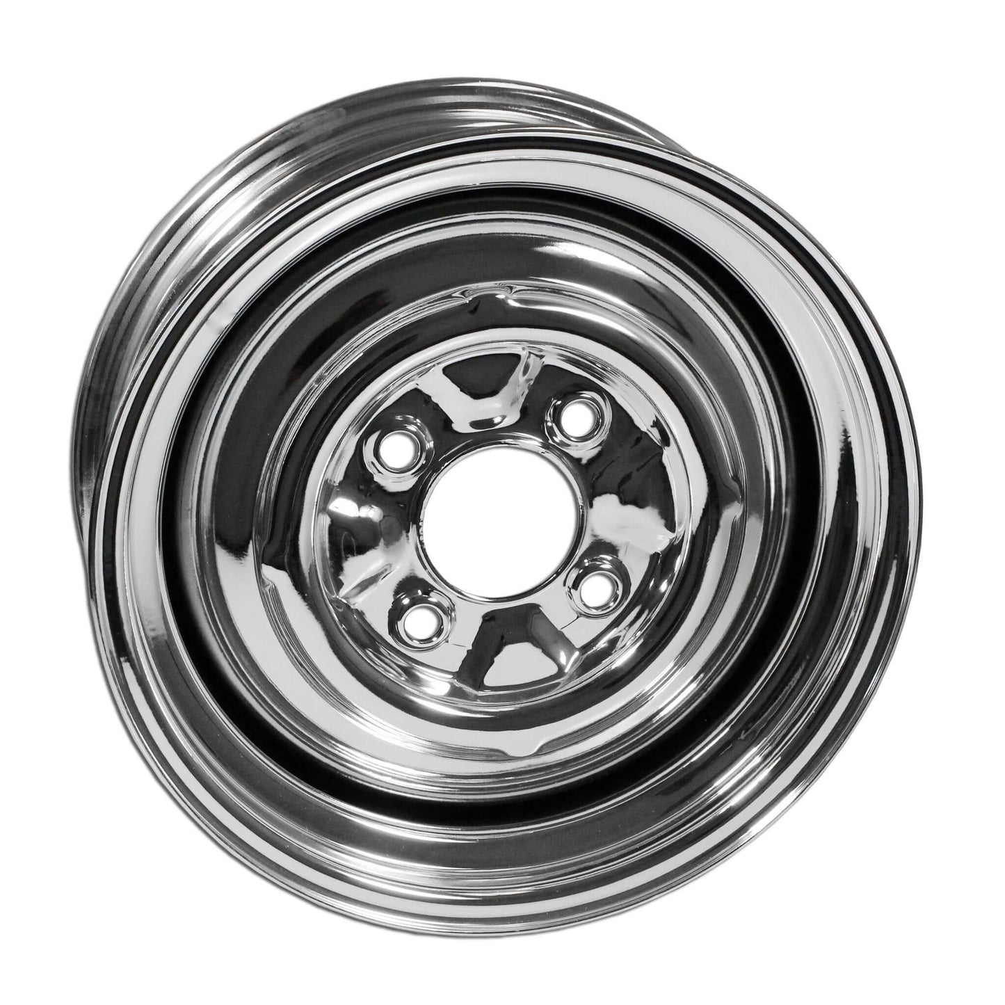 4 Lug Rim Chrome Smoothie 4/130 4.5" Wide EMPI # 601134SC : $119.95