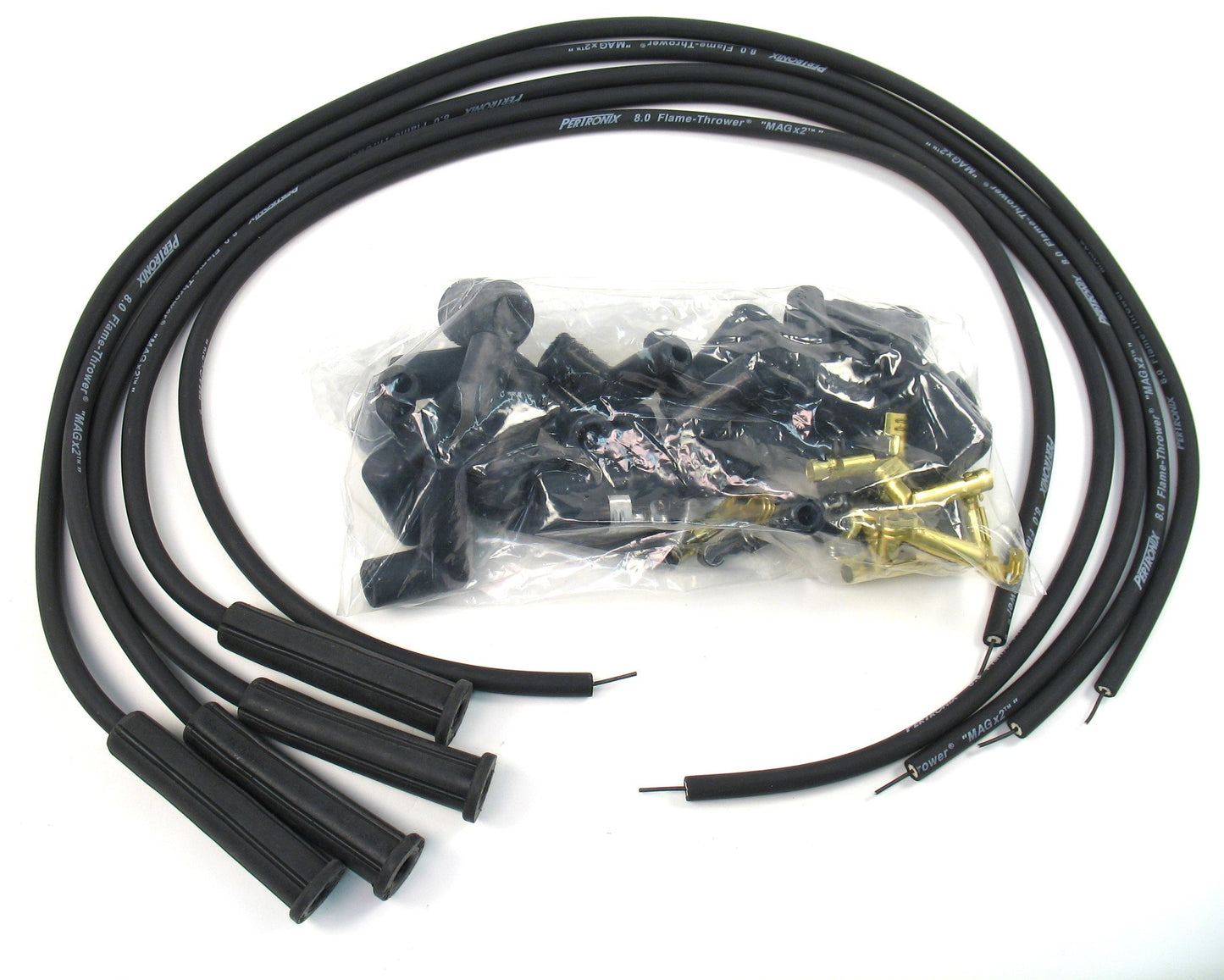 Pertronix Flame-Thrower 8mm Black Spark Plug Wires : $59.95
