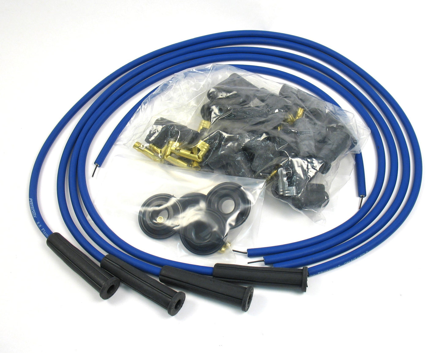 Pertronix Flame-Thrower 8mm Blue Spark Plug Wires : $59.95