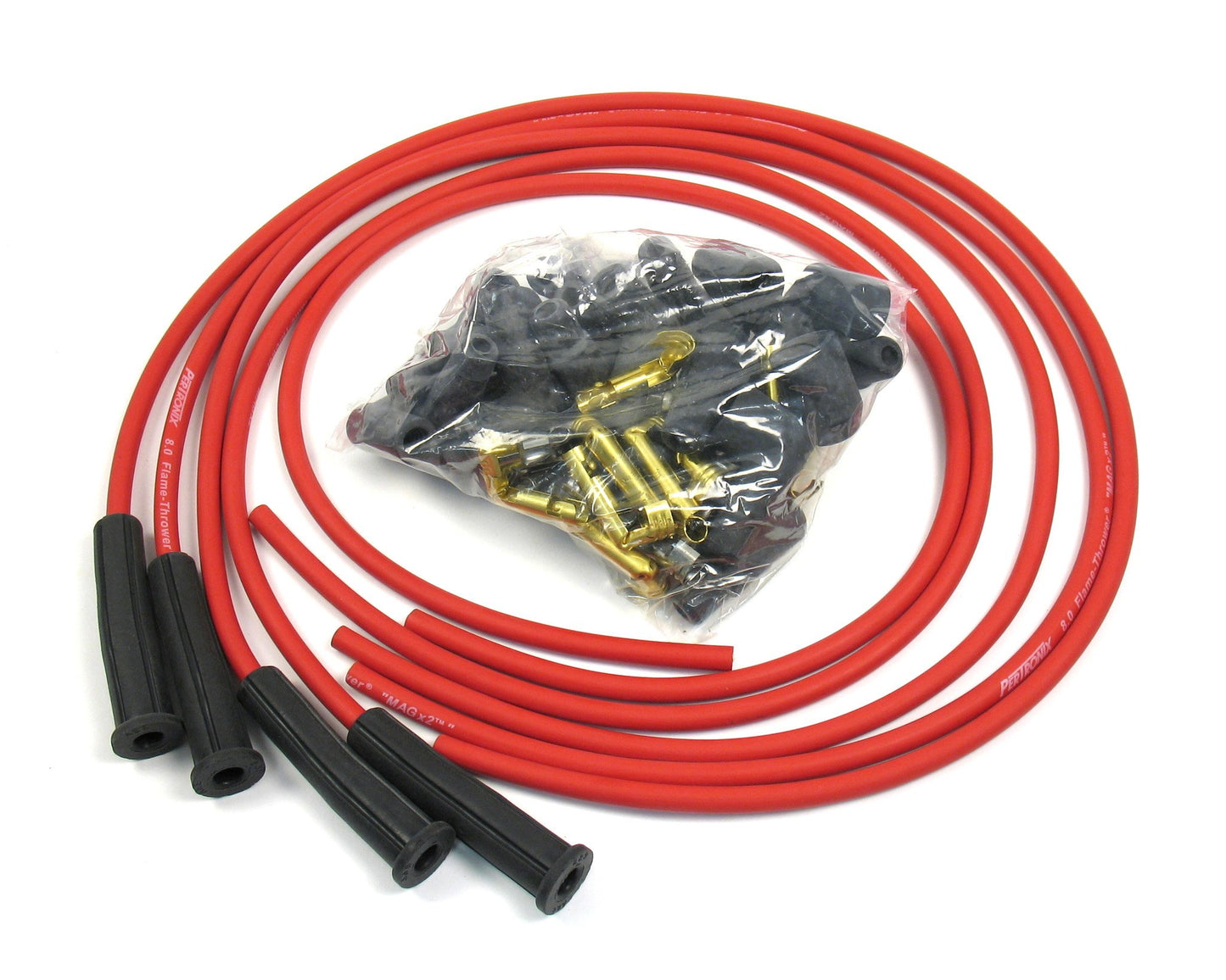 Pertronix Flame-Thrower 8mm Red Spark Plug Wires : $59.95