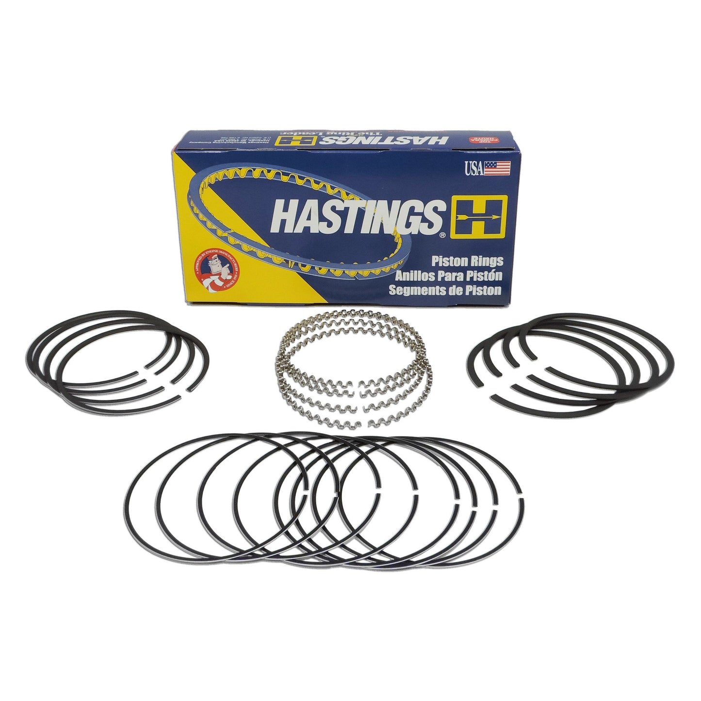 Hastings 82.5mm Porsche 911 2.0L Piston Ring Set 1.5 x 1.5 x 3.0 : $79.95