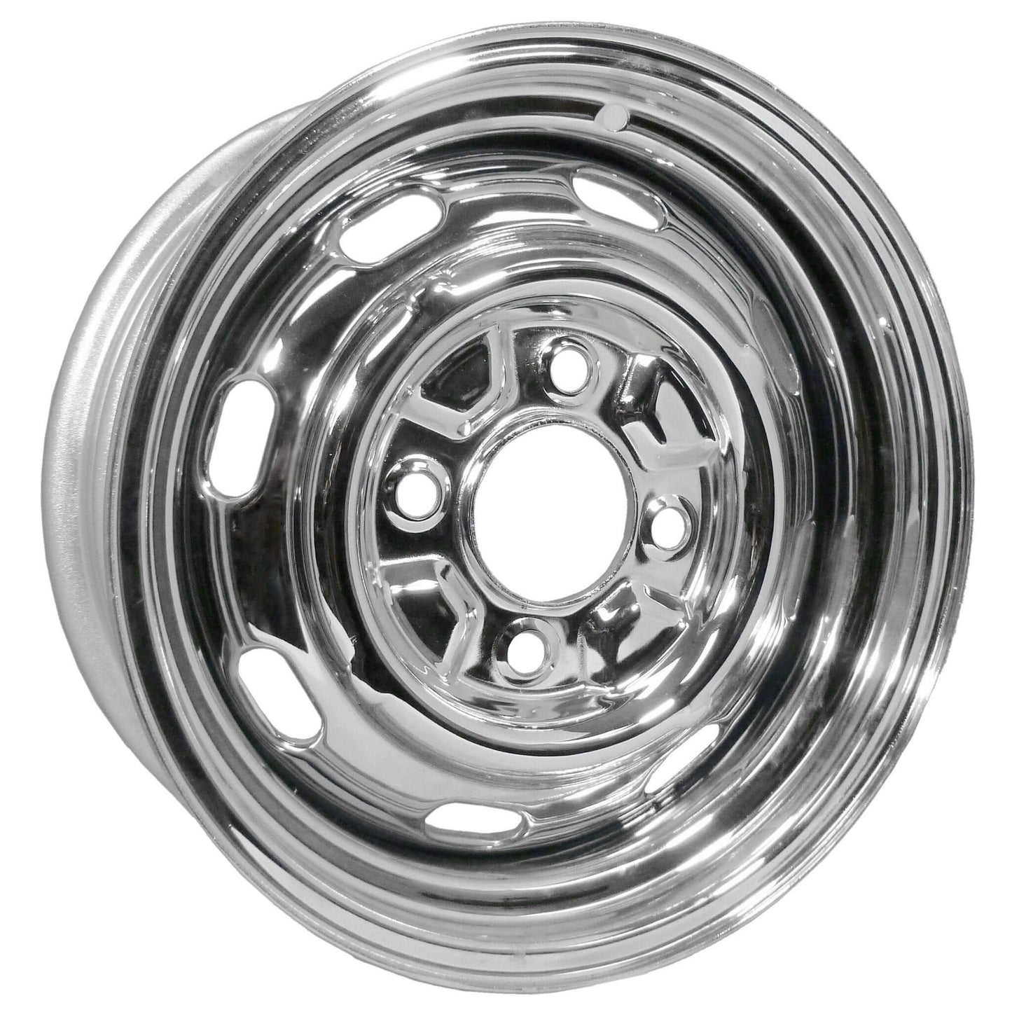 4 Lug Rim Chrome with Slots 4/130 5.5" Wide : $122.95