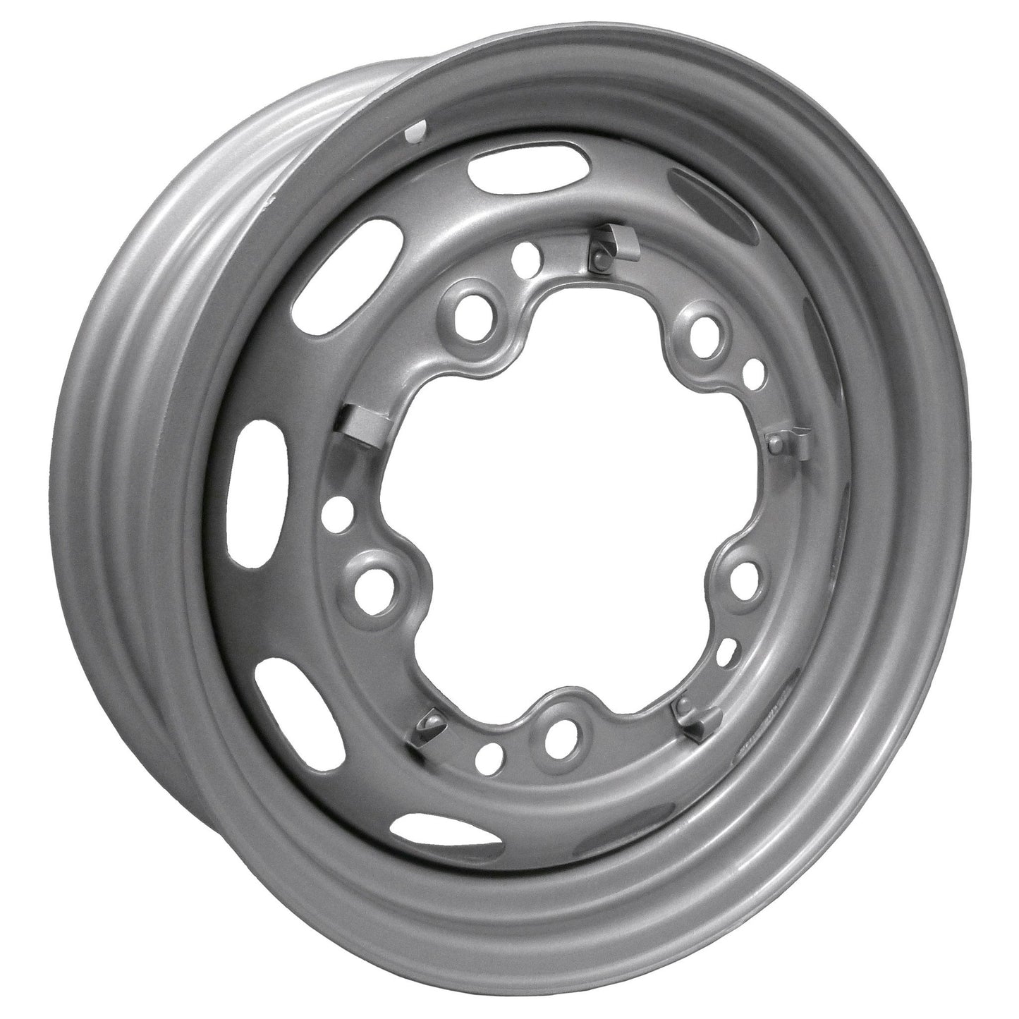 5 Lug Rim Silver with Slots 5/205 4.5" Wide : $62.95