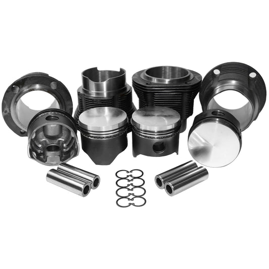 90mm 1.7 VW Type 4 Bus/ Porsche 914 Piston & Cylinders Kit "Flat Top" : $396.95