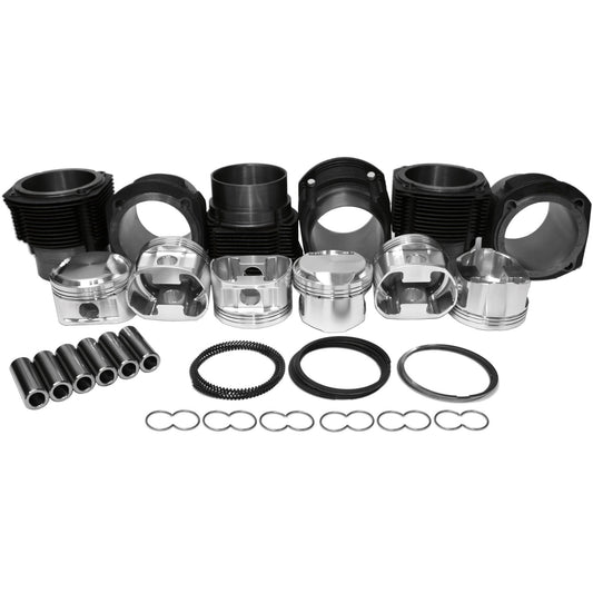 Porsche 911S 2.7L 90mm JE P&C kit  C/R 10.5:1 Cast Iron liner : $2053.95