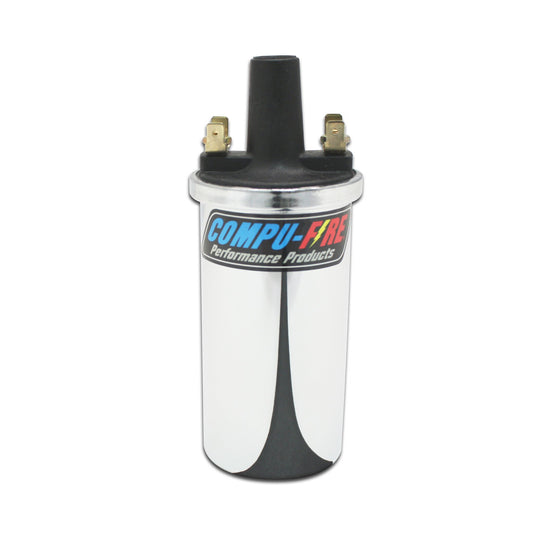 CompuFire Chrome 35,000 Volt Coil, use with points or Dix Ignition : $66.95