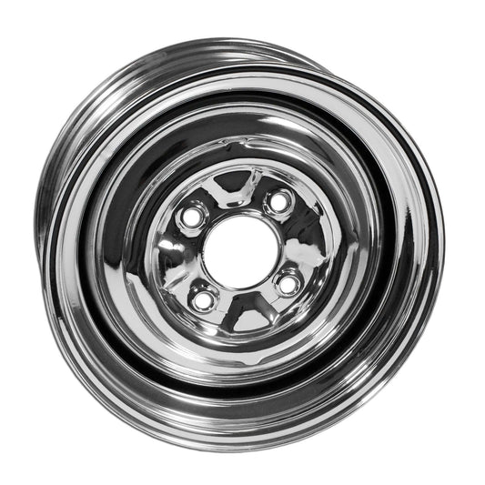 4 Lug Rim Chrome Smoothie 4/130 4.5" Wide EMPI # 601134SC : $119.95