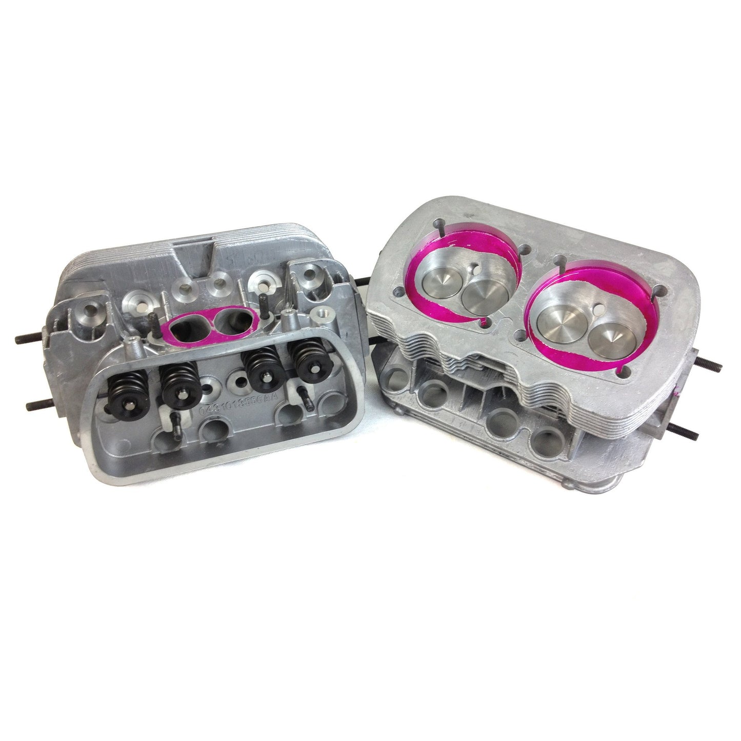 VW 1600 Port & Polish Stage 2 Cylinder Heads, 40X35.5 "Pair" : $1124.95