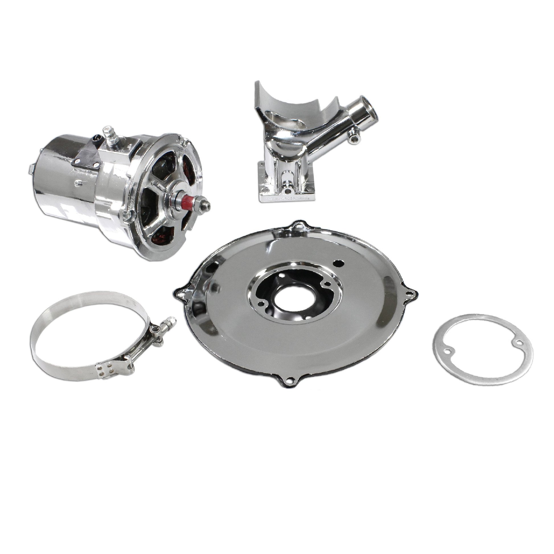 Standard Chrome VW (60 or 75) AMP Alternator Conversion Kit for Type 1 and 2 : $211.95