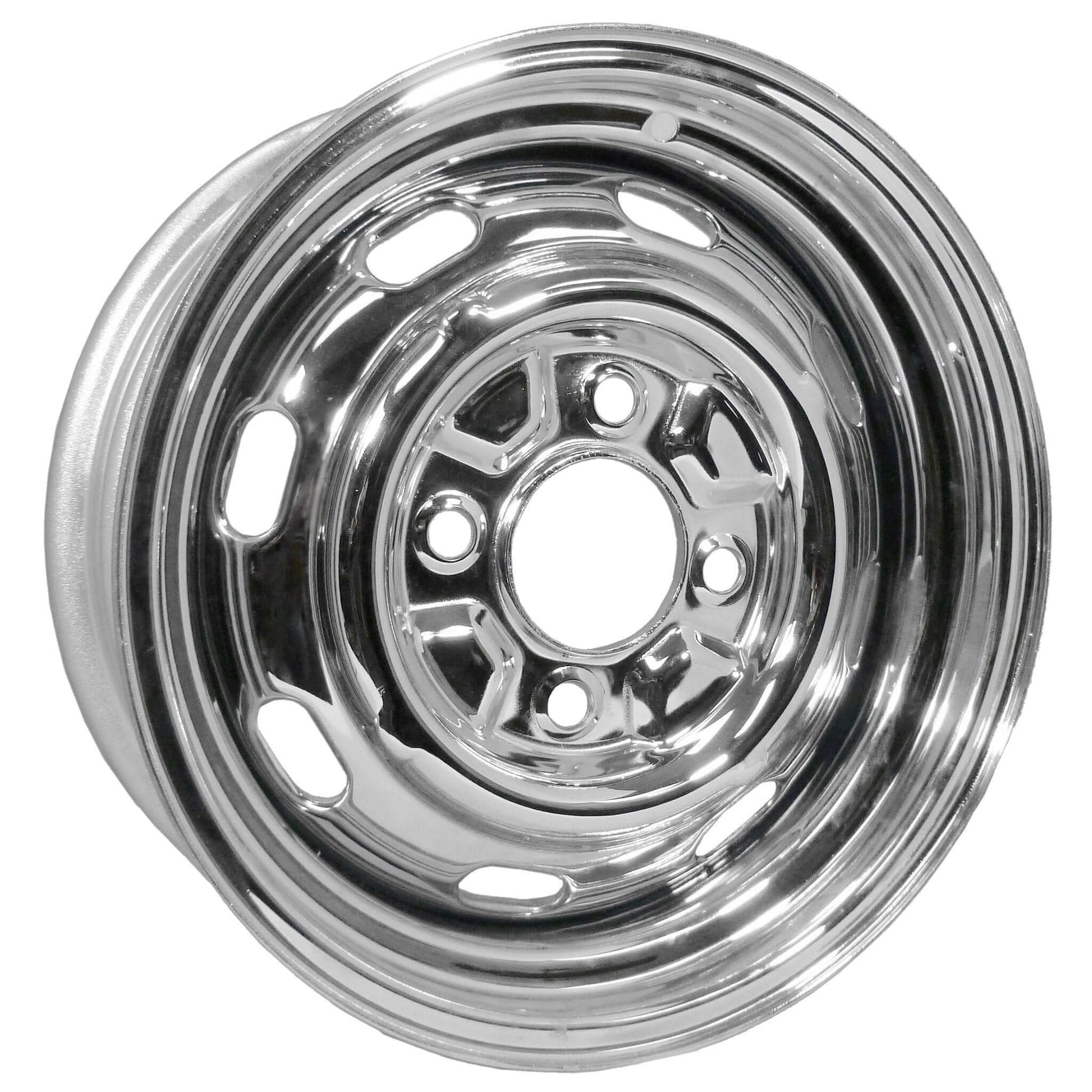 4 Lug Rim Chrome with Slots 4/130 4.5" Wide : $116.95