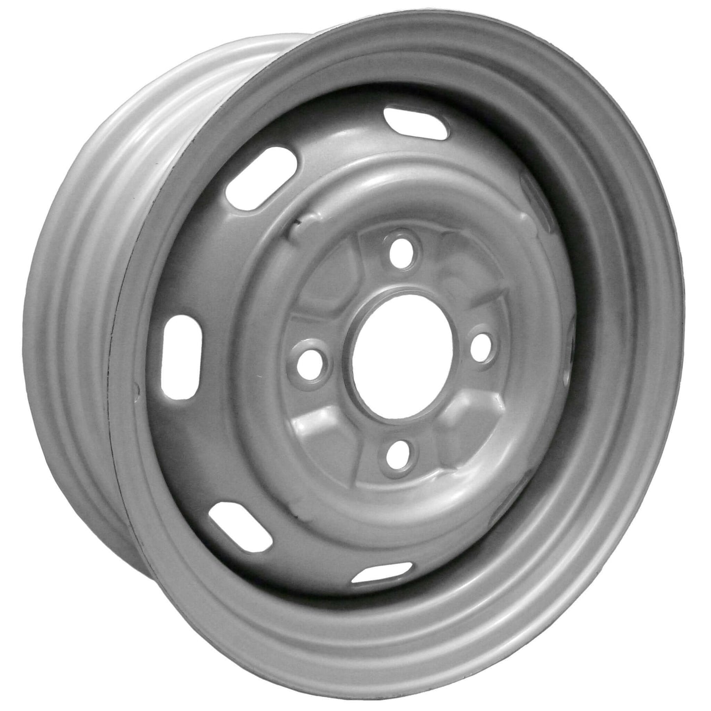4 Lug Rim Silver with Slots 4/130 5.5" Wide : $64.95