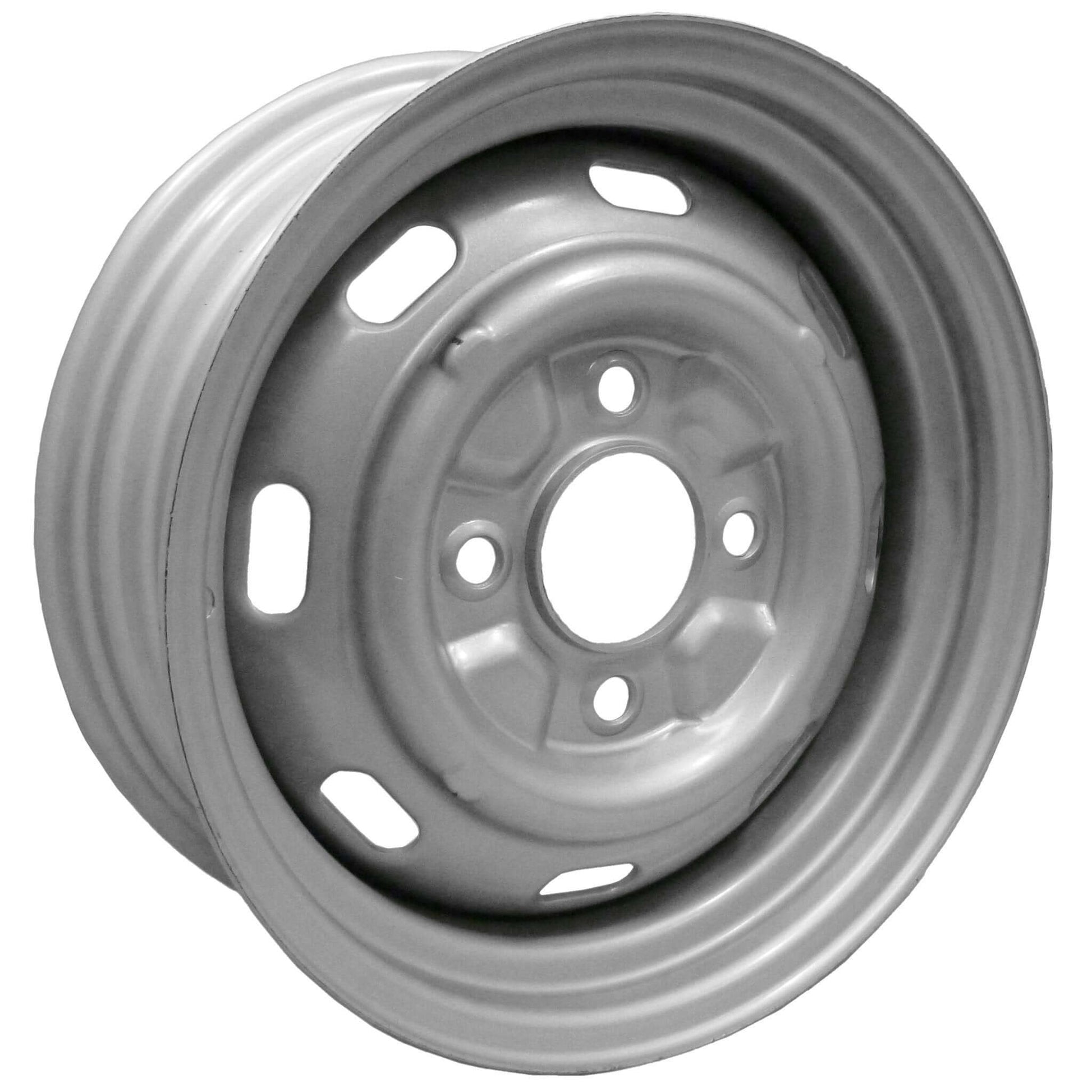4 Lug Rim Silver with Slots 4/130 5.5" Wide : $64.95