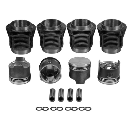 80x64mm 1286cc 36HP Type 1 Hypereutectic Piston & Liner Big Bore Kit : $439.95